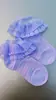 Calcetines de algodón con doble encaje para bebé, niña recién nacida de 0 a 1 año, muy finos, para aire acondicionado, A83