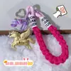 Nuevo Llavero de Alta Gama Dorado 20Mg Princess Get Rich Colgante para Bolso para el Día de San Valentín para Novia y Mejor Amiga