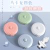 Mini cinta métrica portátil de alto valor de color, automática, telescópica, 2 m, linda mini cinta métrica multifunción, medida de altura, circunferencia de cintura, circunferencia de pecho, regla suave