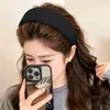 Diadema de Color Café Otoño Invierno con Ala Ancha para Mujer 2026 Nueva Diadema Superior de Calavera Clip para el Cabello de Moda de Alta Gama Tocado