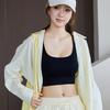 Top Esportivo Sem Costura de Peça Única para Mulheres, Roupa Externa Simples à Prova de Choque, Top Esportivo Leve Modelador para Fitness, Yoga, Aeróbica