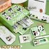 Lindo Set de Papelería de Panda de Dibujos Animados Regalos para Estudiantes Recuerdos de Cumpleaños Infantiles Caja de Regalo de Papelería de Aspecto Elegante