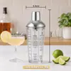 Juego de Coctelera de Acero Inoxidable Chunda, Vaso de Coctelera Moderno y Sencillo, Personalizable