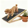 Escadas de Madeira para Cachorro, Rampa para Cachorro, Estrutura de Escalada Ajustável para Cães de Estimação Interna, Estrutura de Escalada Dobrável Portátil para Gatos de Estimação