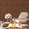 Fábrica de Origen Patrón Vintage Grano de Madera Pared Fondo del Hogar Papel Tapiz Autoadhesivo Pegatinas de Pared Papel Tapiz Decorativo para Renovación