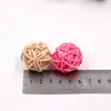Accesorios para Difusor de Aroma de Bola de Ratán Hecha a Mano Decoración Navideña Accesorios para Difusor de Aroma sin Llama Palitos Volatilizadores Diámetro 3CM Núcleo de Ratán Bola de Ratán