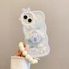 Para Apple 14 Waved Monster Bracelet Capa de celular iphone15 Jade Gui Dog 13 Suporte Capa protetora Novo estilo