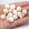 Fabricante Mayorista Jade Blanco Raíz de Bodhi Cabeza de Buda Tríada Accesorios de Joyería DIY Cuentas Redondas de Raíz de Bodhi Cabeza de Buda Tríada Pagoda