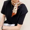 (Personalizado) Bufanda de Seda de Moda Corbata Lazo para el Cabello Adorno para la Cabeza Sentido de Alta Gama Pequeño Fresco Fina Estrecha Banda para el Cabello de Mujer Cinta Primavera y Otoño