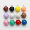 Acessórios para Corrente de Celular DIY Acrílico Colorido Menina Forma de Coração Contas Redondas Pingentes Cor de Doce Materiais para Miçangas
