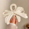 Pinza para el Cabello de Lunares con Lazo Estilo Retro Francés para Mujer, Pinza Tiburón de Gama Alta para Recoger la Mitad del Cabello, Accesorio para el Cabello Estilo Coreano