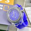 Relógio Personalizado Luminoso Popular Transfronteiriço com Strass Moda Coreana Geneva Casal Estudante Masculino e Feminino Relógio a Quartzo