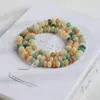Pulsera de Raíz de Bodhi Multicolor con 114 Cuentas Lisas, Pulsera DIY Hecha a Mano, Cuentas de Oración Budista de Mano, Accesorio Coleccionable