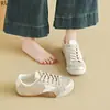 Transpirables diseño de nicho superficie de cuero suela blanda zapatos Cortez para estudiantes resistentes al desgaste con cordones bloques de color estrellas retro zapatillas deportivas de tabla