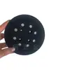 Disco de Pulido Negro de 5 Pulgadas con 8 Agujeros y 4 Ojos, Disco Autoadhesivo de Papel de Lija para Pulido Automotriz, Rueda de Pulido
