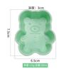Pastel de arroz al vapor Molde para hornear para pastelitos Taza para tarta de huevo engrosada Molde de silicona con forma de oso, corazón, flor para Mafen, Chifón