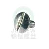 Tornillos de una sola palabra con cabeza de paraguas de acero al carbono, rosca de máquina británica TM5-32X7.5X10.2, de la fábrica de tornillos Dongguan