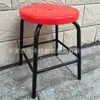Suministro Taller libre de polvo Huizhou Dalingshan Silla antiestática Taburete para personal de taller Cuatro esquinas reforzadas Taburete redondo rojo