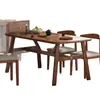 Mesa de Comedor Estilo Chino Nuevo Escritorio Balcón de Casa Mesa Rectangular Simple Moderna Mesa para Preparar Té Habitación de Alquiler Catering