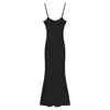 Capa Protetora Solar Estilo Pós-apocalíptico Xale Vestido Longo Primavera/Verão Nova Chegada Elegante Bodycon Cauda de Sereia Alça Fina Conjunto de Vestido