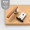Nuevo Estilo Chino Cerradura de Puerta Invisible para Habitación Interior Cerradura de Puerta Retro Bronce Amarillo Cerradura de Lengüeta Única Manija de Puerta de Habitación Oculta
