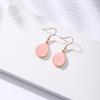 Pendientes de temperamento con gancho para la oreja, joyería transfronteriza de Europa y Estados Unidos, pendientes de racimo de cristales simples de moda, pendientes de gota de agua dulce con personalidad, venta al por mayor