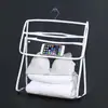Bolsa colgante impermeable para almacenamiento de baño para el hogar y el dormitorio, organizador de pared para ropa interior y toallas de baño, puede sostener teléfonos móviles