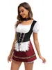 Populares Trajes Alemanes Europeos y Americanos de Oktoberfest Badalia Vestido Étnico de Sirvienta Trajes de Performance Escénica