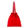 Bolsas de Lona Coloridas Lisas com Cordão para Venda por Atacado Bolsas de Lona com Cordão de Algodão Personalizadas Bolsas Tote