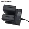 Bateria igodpaiNP-F750 LED Fotografia Shenniu Luz de Preenchimento Monitor 4400mAh Bateria de Lítio Decodificada
