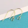 Ganchos para Orejas de Plata S925 Accesorios para Pendientes DIY Cabeza de Perla de Resorte Accesorios para Pendientes No Alergénicos Piezas