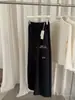 Pantalones Casuales de Pierna Ancha XIA'X para Mujer, Estilo Coreano de Verano, Diseño de Alta Gama con Bolsillos Delanteros, Cintura Elástica, Cordón de Cintura Alta