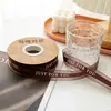 Fita de Malha Cetim Média Fita Inglesa Fita para Embalagem de Buquê Floral Amarração de Bolo Materiais Florais Atacado DIY