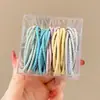 Cuerda Duradera para Trenzar el Cabello, Accesorio para el Cabello de Goma, Goma Elástica de Alta Gama Morandi, Cuerda Negra para el Cabello que No Aprieta, Cuerda de Cabello Colorida