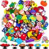Flor de PVC para zapatos, 50 agujeros aleatorios, hebillas para zapatos, accesorios decorativos, hebillas decorativas, dibujos animados