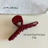 Grampo de Cabelo Dourado com Glitter Fino de Ano Novo, Grampo para Cabelo Vermelho para Prender Metade do Cabelo, Grampo de Cabelo de Alta Qualidade Exquisito para a Parte de Trás da Cabeça Feminina