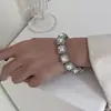 Mismo Pulsera de Chicheng, Pulsera Amor Inverso, Cubo de Azúcar Diamante Hip-Hop para Hombre Diseño Exquisito de Nicho Pulsera Totalmente Diamantada