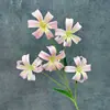 5 Lírios Selvagens Artificiais para Decoração de Casa e Hotel, Arranjo de Cena de Casamento, Enfeites de Flores Artificiais Artesanais Transfronteiriços Atacado