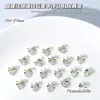Acessórios de Unha Artística Laço de Zircônia Estilo Japonês Tendência Laço Ultra Brilhante Luxo Zircônia Pérola Diamante Decoração de Unha