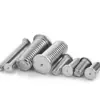 Fabricante Original Tornillos de Acero Inoxidable 304 500 Piezas Tornillos de Soldadura M3M4M5 Tornillos de Soldadura por Puntos con Tuercas