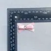 DIY Bolsa Rosa com Laço Boneca Pendurada Chaveiro Acessórios Grampo de Cabelo Acessórios de Cabelo Acessórios Semi-Acabados Acessórios de Laço