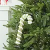 Decoraciones Creativas Navideñas Transfronterizas Colgantes de Caramelo de Bastón de Espuma Lazos de Paleta Navideña Adornos de Bolas Navideñas