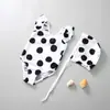 Roupa de banho infantil, peça única, manga comprida, protetor solar, secagem rápida, roupa de banho coreana fofa para bebês, primavera quente