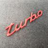 Pegatinas para la parte trasera del coche, de metal, tridimensionales, con logotipo modificado de coche turbo de rendimiento estándar, venta al por mayor de puntos de acceso transfronterizos