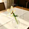Cristalería Zibo 13cm Flor de Luna de Vid Decoración de Escritorio Hecha a Mano Artículo de Regalo Flor Eterna Lujo Ligero