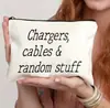 Nueva Bolsa de Maquillaje Impermeable de Lino de Amazon Más Vendida Bolsa de Cosméticos para Maestra Bolso de Mano Neceser Bolsa de Almacenamiento Bolsa Pequeña de Tela