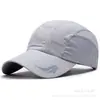 Chapéu de Seda de Gelo, Boné Esportivo com Aba de Secagem Rápida, Boné de Beisebol Fino para Sombreamento, Respirável, com Letras em Inglês, Lazer ao Ar Livre, Proteção Solar