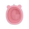 Silicone dobrável escova de lavagem tigela pincel de maquiagem beleza ovo puff limpeza Tigela ferramentas de beleza gota de água escova de maquiagem bacia de lavagem