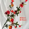 Simulación de Nochevieja Múltiples Cabezas Caqui Pequeño Decoración de Sala de Estar Fruta de Simulación China Decoración de Año Nuevo Fruta de la Riqueza Fruta de Simulación