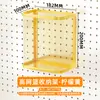Prateleira de Armazenamento Pegboard Atrás da Porta, Gancho de Porta de Quarto, Rack de Armazenamento Combinado de Arte em Ferro, Armazenamento Montado na Parede
